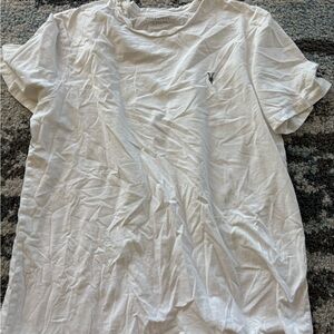 All Saints White Short Sleeve Tee